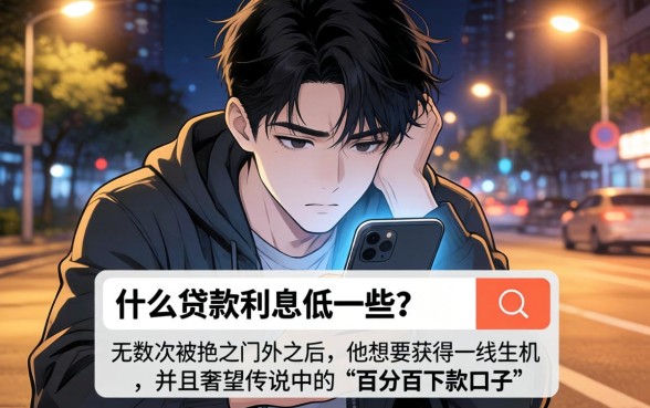 什么贷款安全利息低一些，精选五个无视黑户百分百下款口子