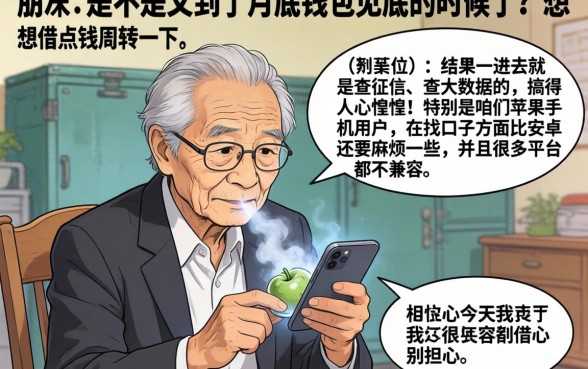 苹果什么口子不看征信必下款，规整五个无视一切包下款口子