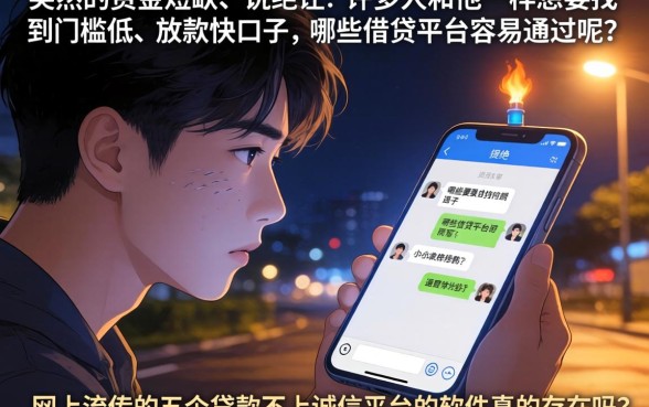 哪些借贷平台比较容易通过，深入剖析5个贷款不上诚信平台的软件