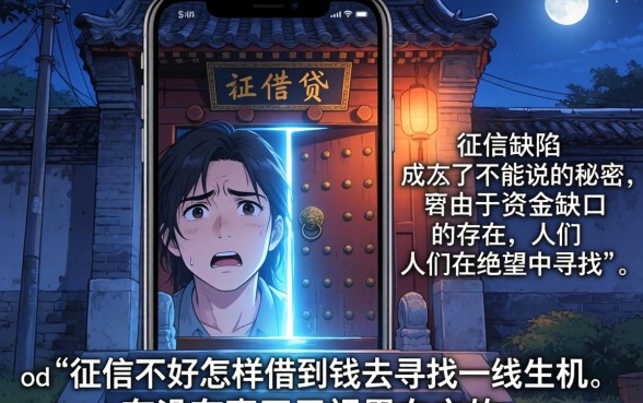 什么征信不好也可以借钱,甄选5个百分百下款无视黑白户网贷平台