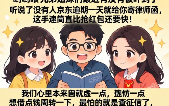 京东逾期一天给你寄律师函，概览5个无视风控8000必下口子