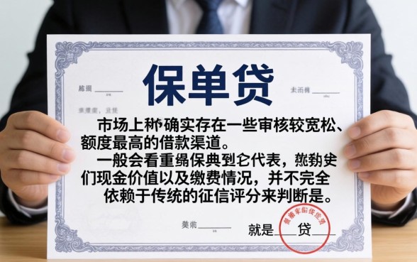 保单贷大额度网贷口子，详尽说明五个周周到贷款相同系列的软件