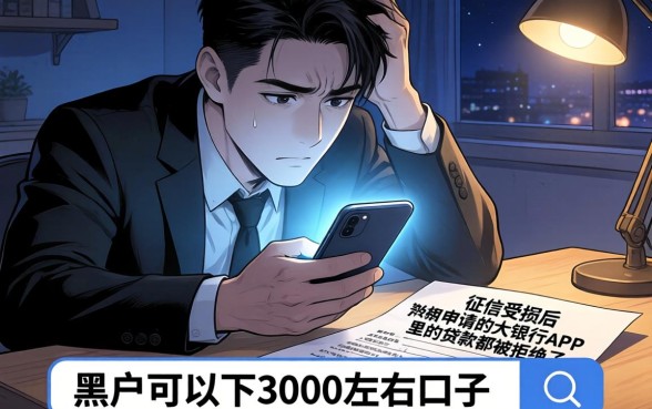 黑户能下3000左右的口子，细致阐述五个真正无视风控黑白的网贷软件