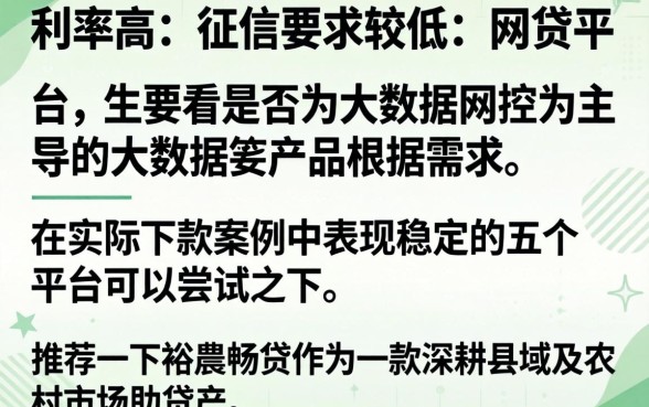 哪一家网贷通过率高点,陈列5个征信花居然都下款的软件
