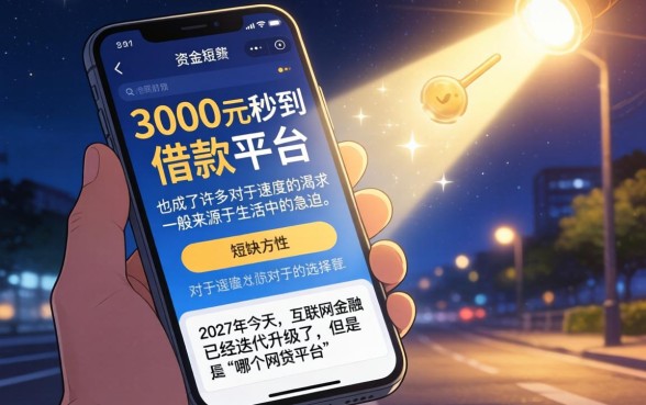 3000元秒到借款平台,揭秘5个网贷平台门槛低一点的app