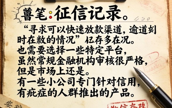 714逾期20个口子，热忱推荐五个黑户可快速办理小额贷款业务的平台