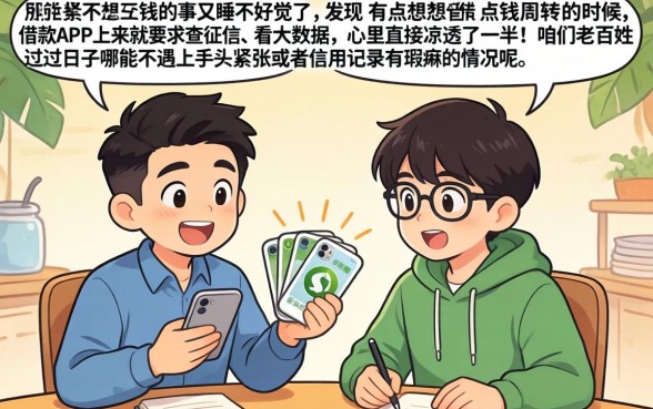 双黑口子有下款的,归集5个轻松借款无征信记录的平台