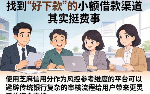 哪里有好下款的小额口子，整合五个芝麻信用可以借钱的口子