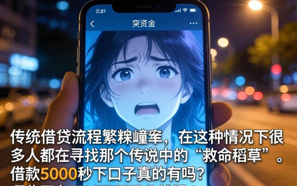 借款5000秒下口子，诚意推荐5个急用不求评分快借无忧的软件