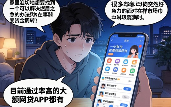 通过率高的大额网贷app，详细阐述五个门槛低易下款app