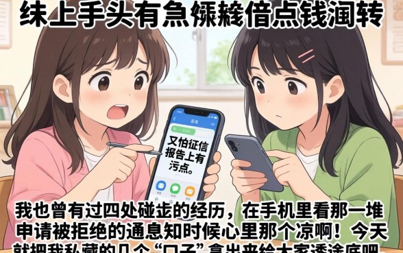 有什么黑花口子能,条列5个不查征信好下款的网贷app