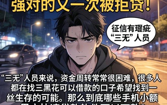 三黑花可以借款的口子，筛选5个手机小额黑户快速贷款软件