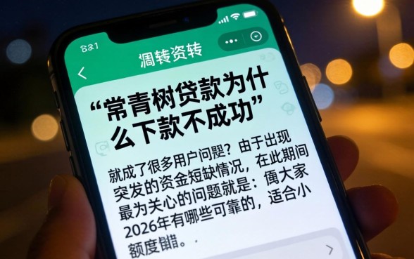 常青树贷款为何下款失败，鼎力推荐5个1000至5000的小额贷款app