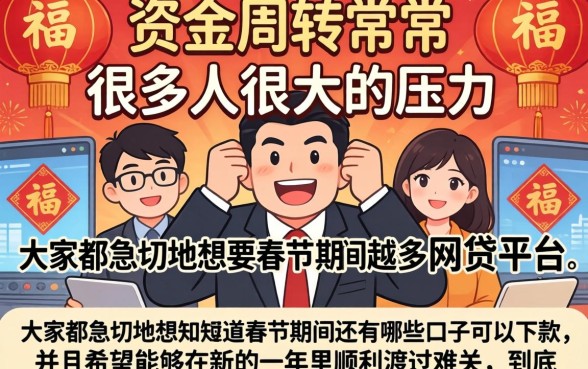 春节还有哪些口子下款，概览5个黑白贷款必过的软件