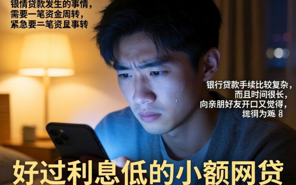 好过利息低的小额网贷有哪些，汇总五个急用小钱不求征信流水轻松贷的口子