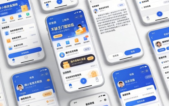 市面上的贷款产品，筛选五个急用小钱不求征信流水轻松贷的软件