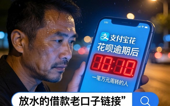 放水的借款老口子链接，梳理5个支付宝花呗逾期万元快速贷款平台