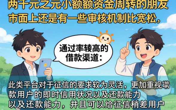 小额度2千的借款平台,详细阐述五个无视征信黑户口子