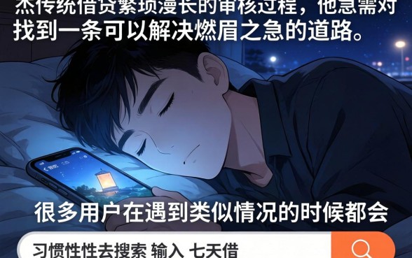 七天借款口子大全，筛选五个新号易贷速审秒下款平台