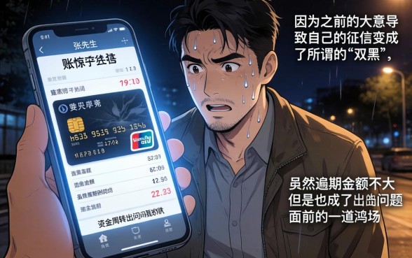 信用卡逾期看不看金额，整合五个无视双黑能下的分期贷