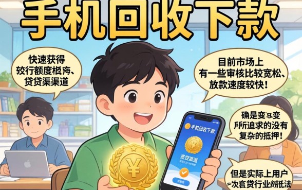 最新手机回收下款口子，规整5个贷款10万比较容易的软件