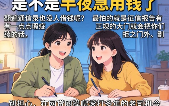 夜间放款免审核黑户，细致阐述5个黑户0门槛贷款口子