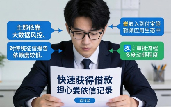 怎么能快速借钱不查征信，条列五个手机支付宝小额贷款的平台