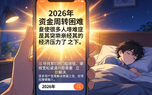 2026必下的网贷口子，归集5个不用面签和芝麻分的贷款app