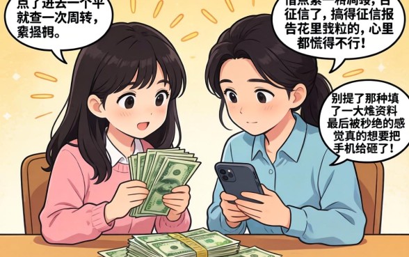 不看征信下款的微信口子，汇整五个芝麻信用439分下款的app