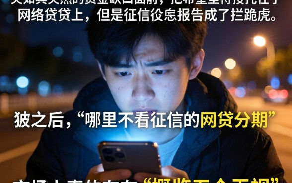 哪里不看征信的网贷分期，概览5个无视黑户包下款的口子