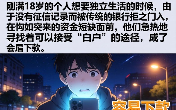 哪些口子下款率高，条列五个网贷容易下款18岁的软件