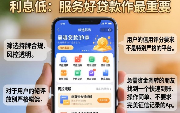 什么贷款软件利息最低最好，鼎力推荐5个急用不求评分快借无忧的app