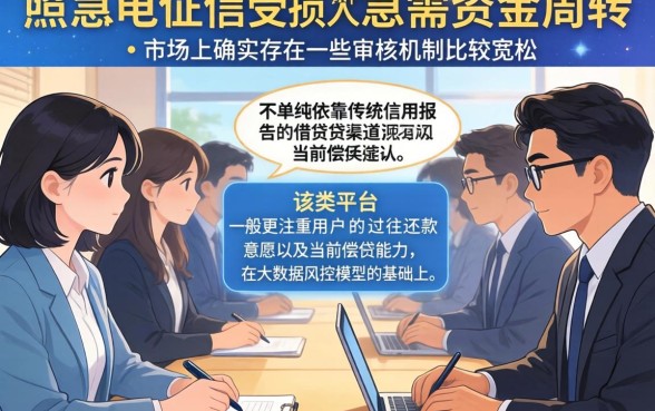 网黑征信黑能下的口子，概括5个黑户可以下的贷款平台