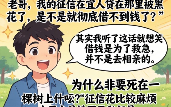 宜人贷征信黑花了能下吗,详尽说明5个秒批通过的网贷口子