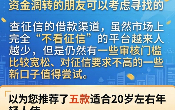新开借款口子不上征信,枚举五个20岁借钱不求征信速借软件