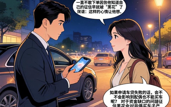 征信黑花了影响配偶买车吗，揭秘五个逾期太多仍可下款的平台