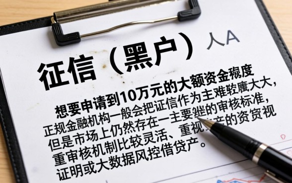 黑户怎么贷款10万块钱，规整五个征信花居然都下款了的软件