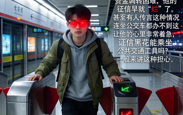 征信黑花了不能坐地铁吗，整理五个百分百下款无视黑白户口子