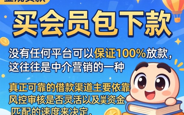 买会员包下款的口子，概览5个靠谱的借款口子