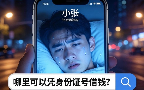 哪里可以凭身份证号借钱，枚举5个真正不查征信的贷款软件