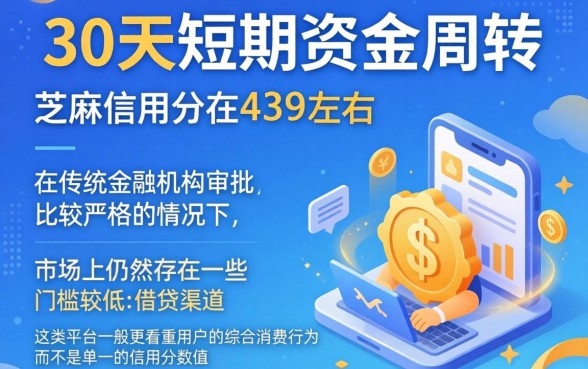 7至30天短期借款口子,整理五个芝麻信用439分下款的软件