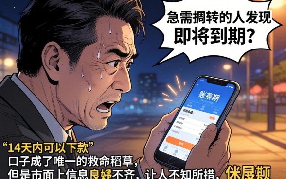 14天的能下款的口子，细致阐述5个信用卡贷款口子好软件