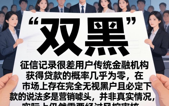 双黑能下款的大额口子，揭秘五个无视黑户秒下款的口子