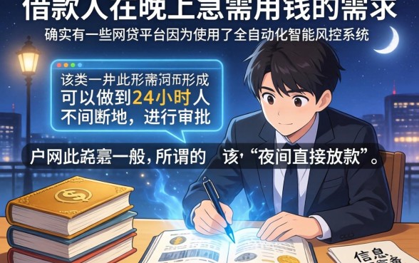 全网借款口子大全，详细阐述5个不审核夜间直接放款的网贷口子