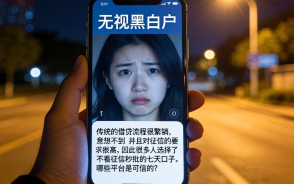 不看征信秒批的七天口子,详细阐述5个比较好的小额贷款app