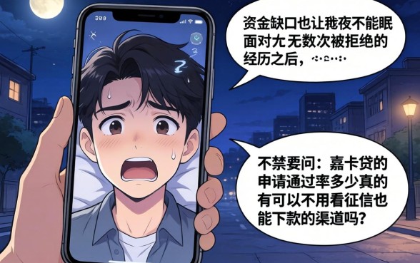 嘉卡贷申请通过率如何，概览5个能百分百通过的网贷平台