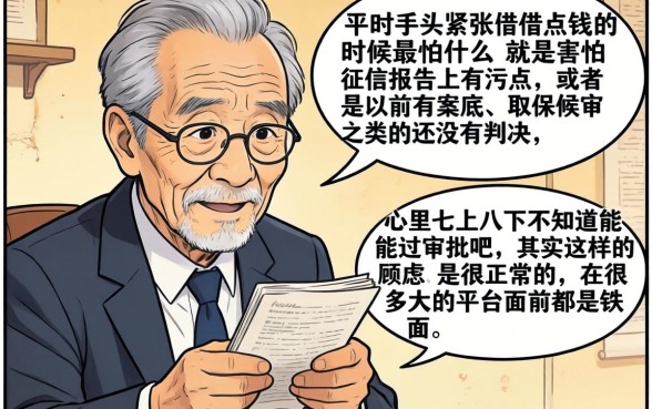 案底取保不判决上征信吗，遴选五个征信瑕疵也能借网贷轻松下款的平台