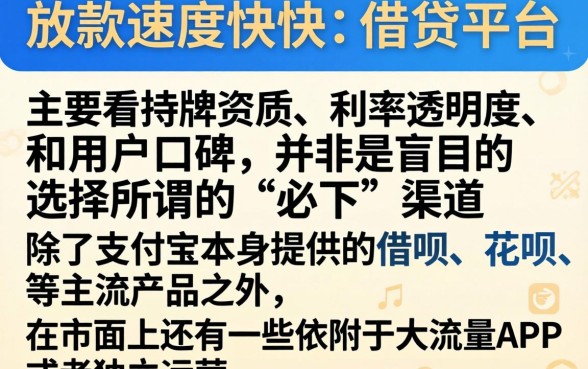 借钱哪些平台比较正规的，揭秘五个支付宝快贷轻松借口子