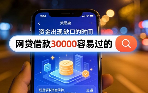 网贷借款30000容易过的，整理五个高炮能下款的app