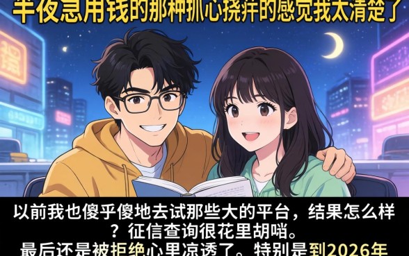 2026年夜间能下款的口子,筛选5个无视风控5000必下口子